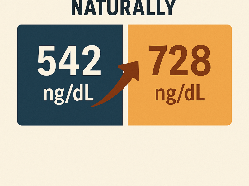How I Boosted Testosterone Naturally by 34% — Without TRT or&nbsp;Injections